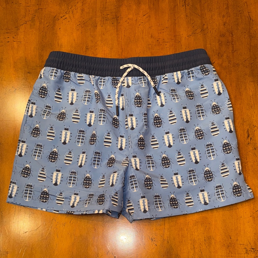 NWT TBBC Tortola Trunks - Snug As A Bug with Nantucket Navy - 14 price firm
